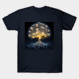 Mycelial mushroom network T-Shirt